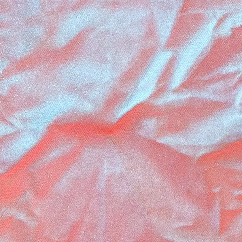 Detail of A-020, close view of paint surface